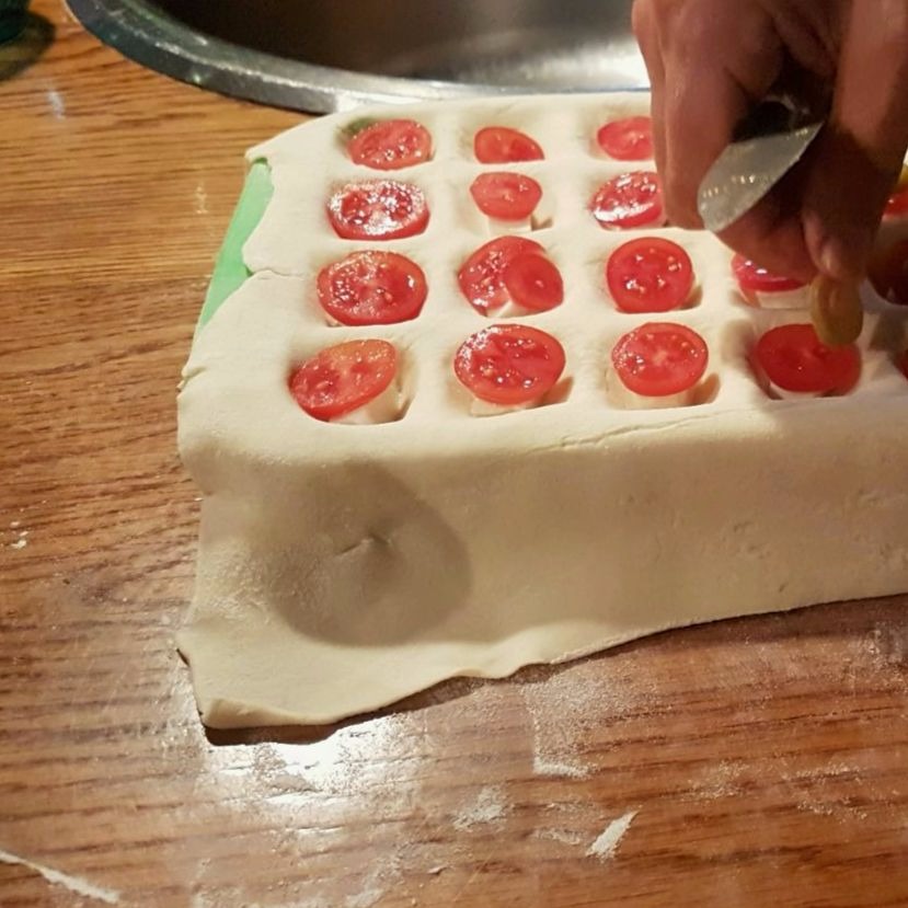 paso 1 bocaditos mozarella