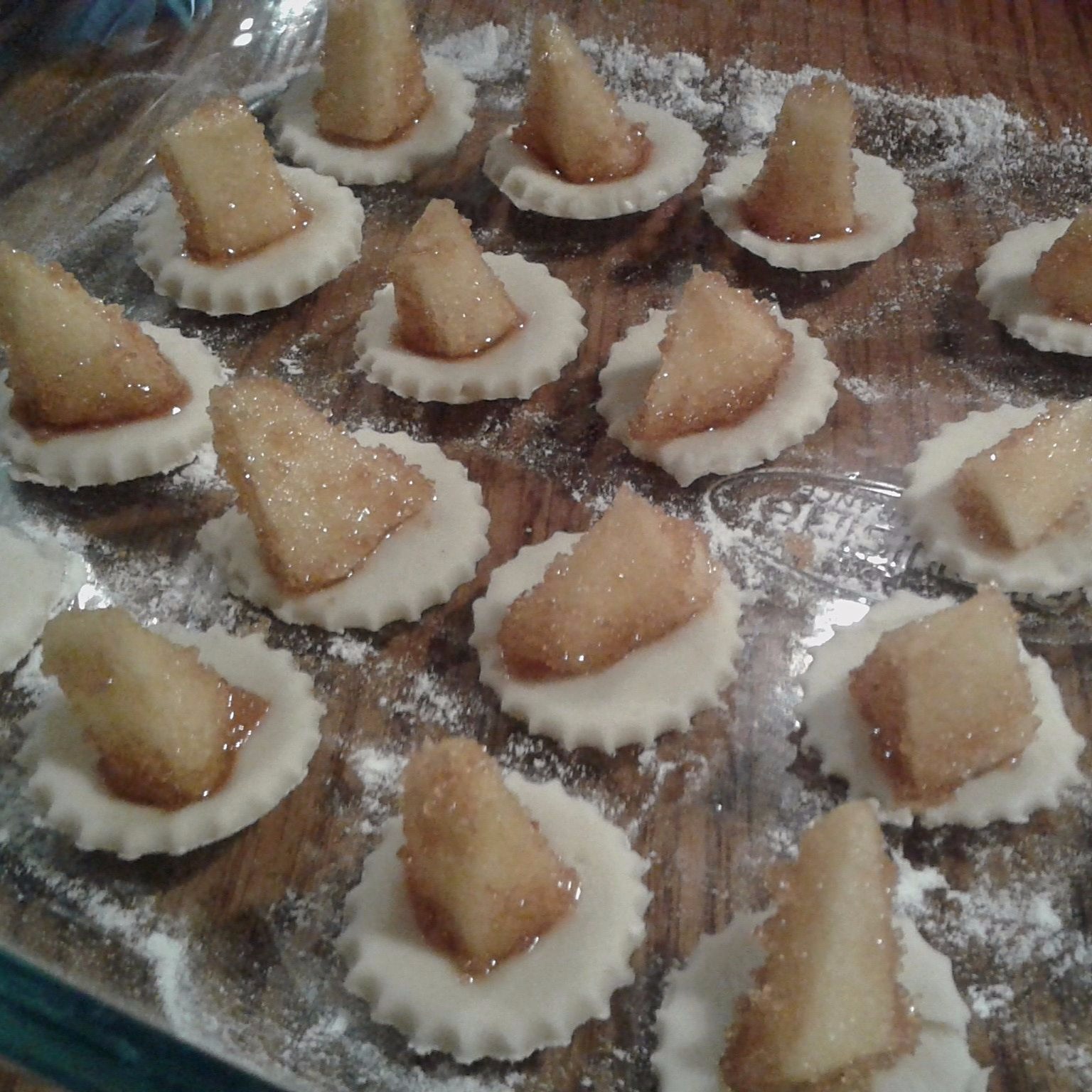 paso 2 pastas de manzana