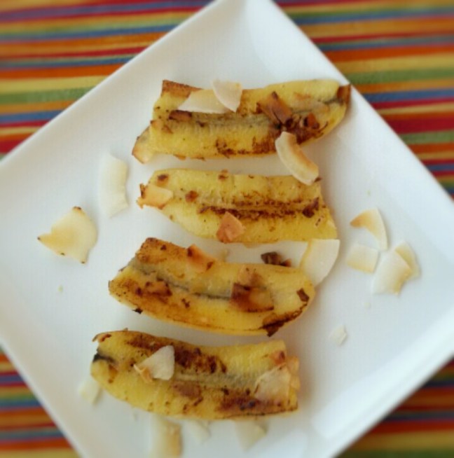 Plátano a la plancha