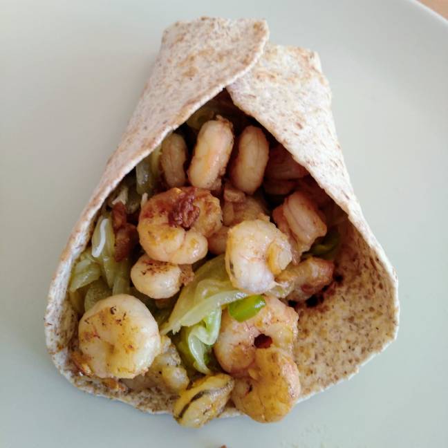 Fajita o tortita salada