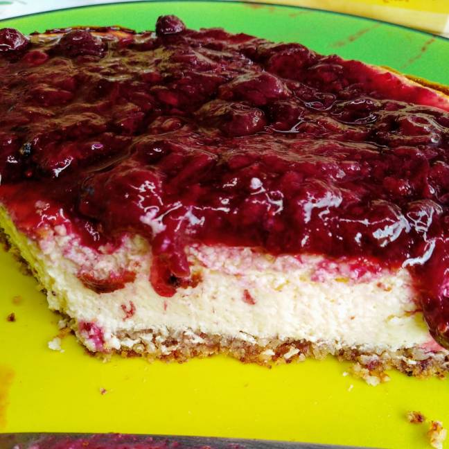 Tarta de queso light